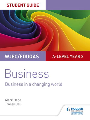 cover image of WJEC/Eduqas A-level Year 2 Business Student Guide 4